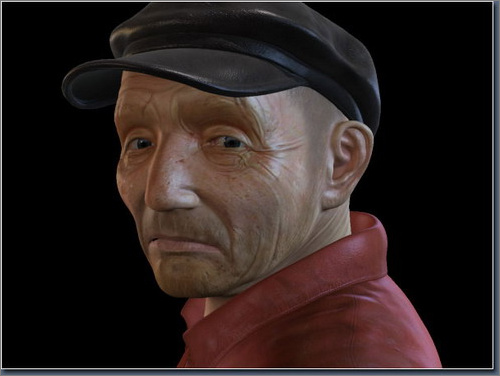 3ds max和zbrush建造寫實的鄉村漁夫人物建模