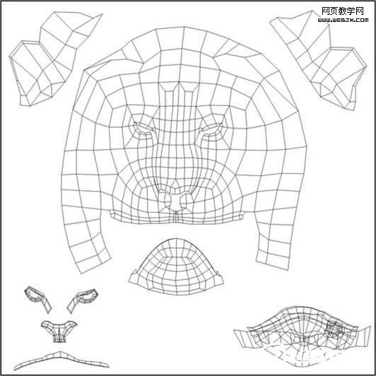 3dsmax繪制毛色亮麗視覺沖擊感強的3d老虎-VeVb.com