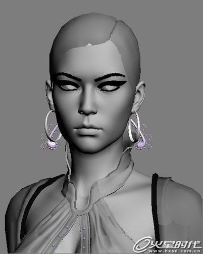 3dsmax打造冷艷性感女郎教程