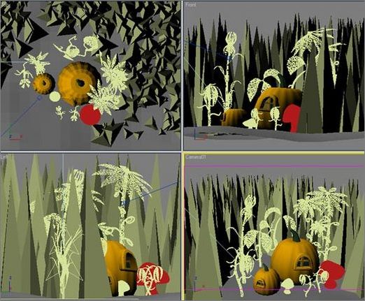 3ds max教程:制作卡通風格菜園_網頁設計VeVb.com轉載