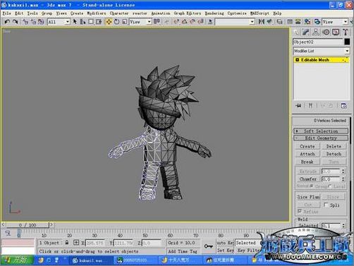 3dsmax實例教程:打造q版忍者角色_網頁設計VeVb.com轉載