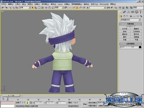 3dsmax實例教程:打造q版忍者角色_網頁設計VeVb.com轉載