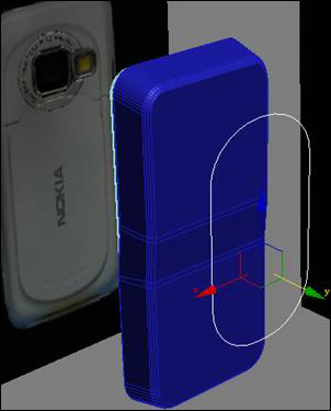 3dsmax教程:諾基亞n73建模過程