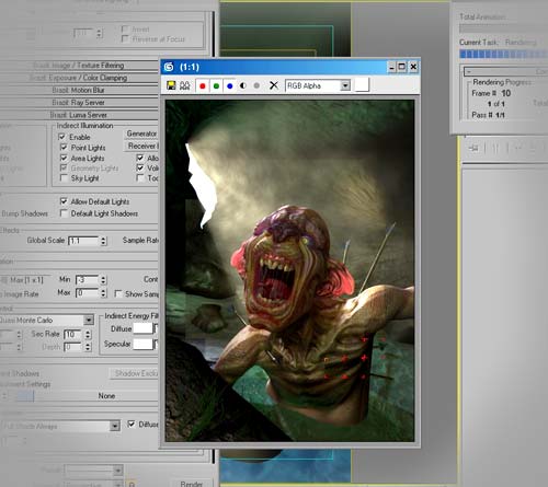 3dsmax教程：驚心動魄的垂死魔獸_網頁設計