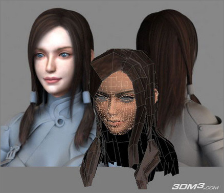 3ds max教程:網游世界的美女弓箭手
