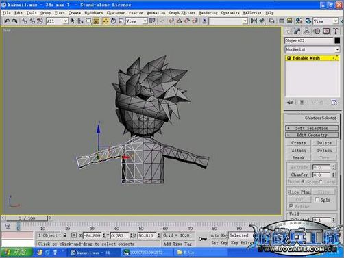 3dsmax實例教程:打造q版忍者角色_網頁設計VeVb.com轉載