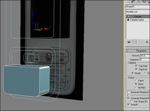 3dsmax教程:諾基亞n73建模過程