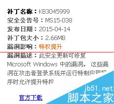 win2003,KB3045999,藍屏