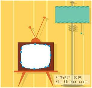 fireworks打造電視雪花動畫效果