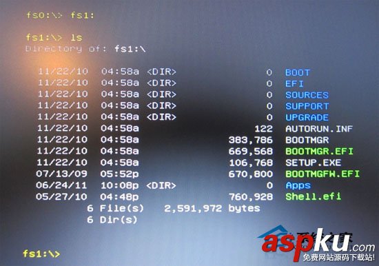 EFI引導,U盤安裝Win7