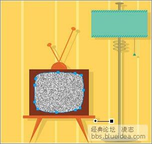 fireworks打造電視雪花動畫效果