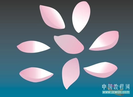 coreldraw鼠繪教程：繪制漂亮的卡通風格荷花_中國教程網