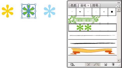 illustrator圖案畫筆做花邊的方法和技巧_網頁設計_www.jcwcn.com