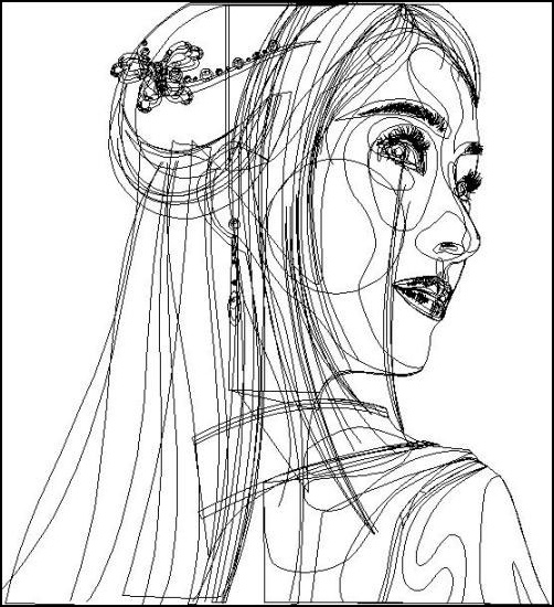 coreldraw鼠繪教程：繪制古典風格美女插畫_中國教程網