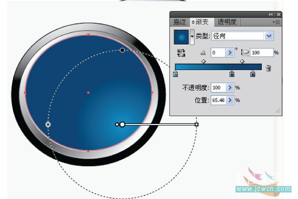 illustrator實例教程：打造漂亮的水晶按鈕圖標_網頁設計