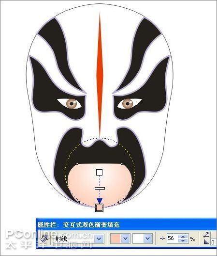 coreldraw打造民族遺產京劇臉譜