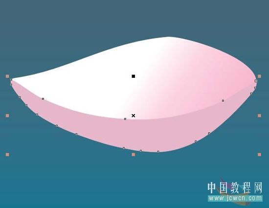 coreldraw鼠繪教程：繪制漂亮的卡通風格荷花_中國教程網