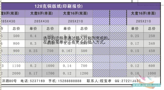 coreldraw實例教程：x4版本表格功能詳解_中國教程網