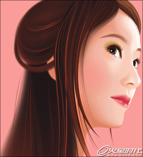 coreldraw鼠繪教程：繪制古典風格美女插畫_中國教程網