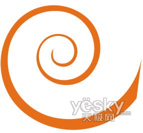 illustrator巧繪矢量螺旋形狀_網頁設計_www.jcwcn.com