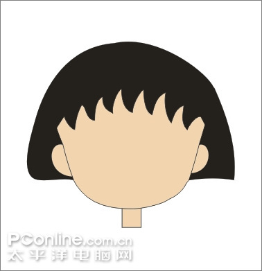 coreldraw繪制兒童節插畫櫻桃小丸子