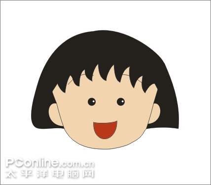coreldraw繪制兒童節插畫櫻桃小丸子