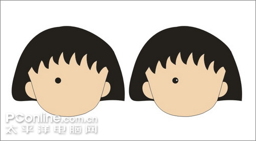 coreldraw繪制兒童節插畫櫻桃小丸子