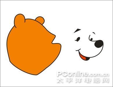 coreldraw繪制可愛的小熊維尼教程