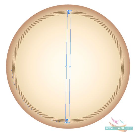 illustrator鼠繪教程：簡單繪制金色指南針_網頁設計