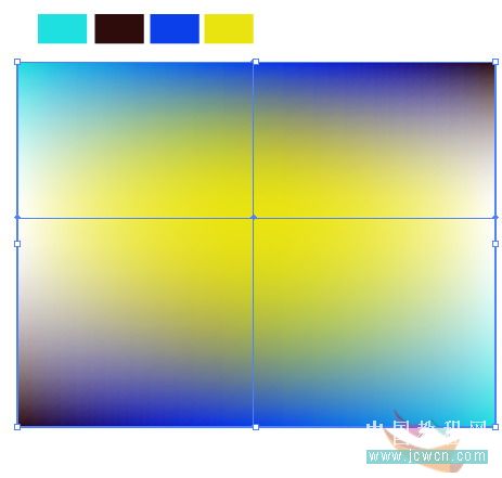 illustrator基礎教程：網格工具的基礎運用及概念_教程網