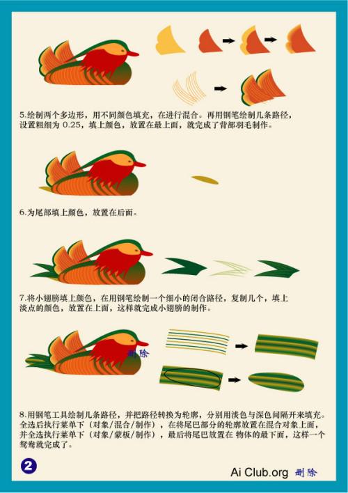 鴛鴦的制作過程（圖二）