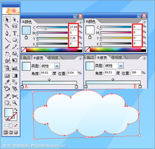 illustrator cs2教程：鼠繪合成制作兒童節主題海報_網頁設計