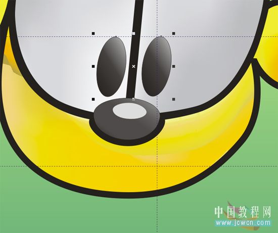 coreldraw鼠繪教程：繪制可愛卡通小狗“錢錢”_jcwcn.com