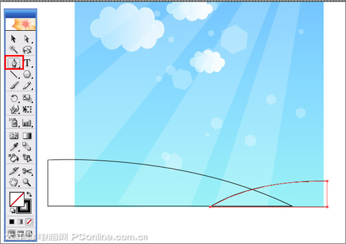 illustrator cs2教程：鼠繪合成制作兒童節主題海報_網頁設計