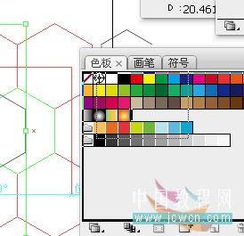 illustrator教程：定義六邊形無縫拼貼圖案（色板）_網頁設計
