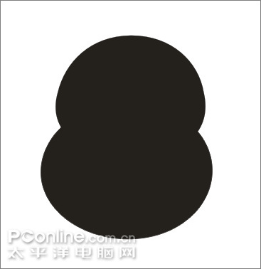 coreldraw繪制可愛的情侶qq企鵝