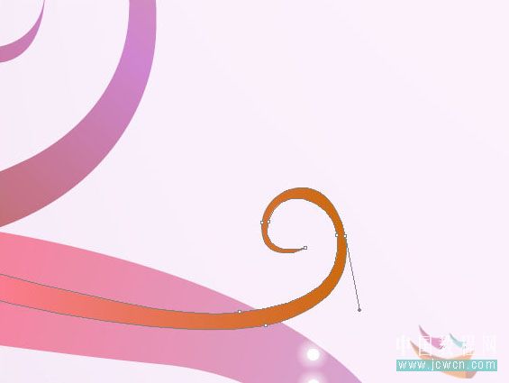 illustrator鼠繪教程：打造唯美插畫《花季的天使》_jcwcn.com