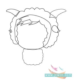 illustrator鼠繪教程：畫一只漂亮可愛的美羊羊_網頁設計