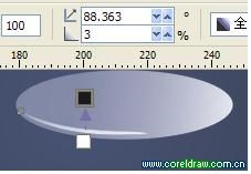 coreldraw x4鼠繪教程：繪制一只逼真的玻璃杯_中國教程網