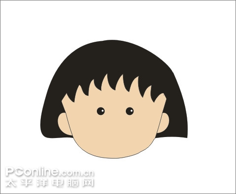 coreldraw繪制兒童節插畫櫻桃小丸子