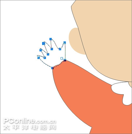 coreldraw繪制兒童節插畫櫻桃小丸子