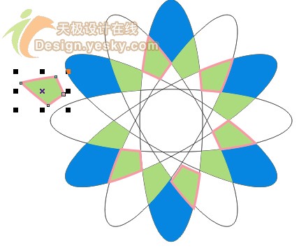 coreldraw x3入門教程：智能填充工具的運用_中國教程網