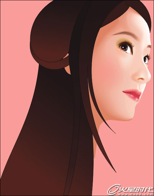 coreldraw鼠繪教程：繪制古典風格美女插畫_中國教程網