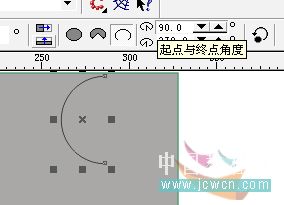 coreldraw實例教程：簡單幾步打造太極圖形_中國教程網