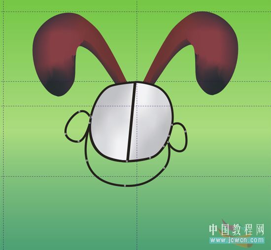 coreldraw鼠繪教程：繪制可愛卡通小狗“錢錢”_jcwcn.com