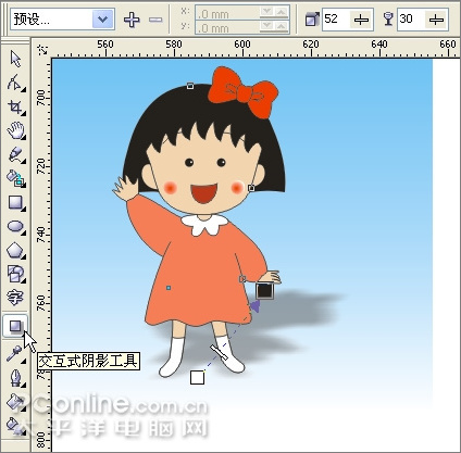 coreldraw繪制兒童節插畫櫻桃小丸子