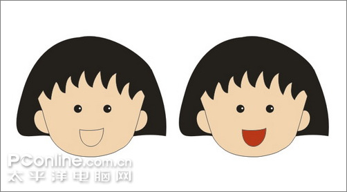 coreldraw繪制兒童節插畫櫻桃小丸子
